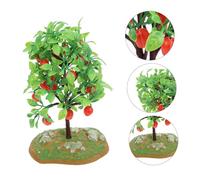 LRXIYODE Árboles Miniatura Manzanas de Resina Realistas para Dioramas Decoración Hogar Oficina Accesorios Paisajismo