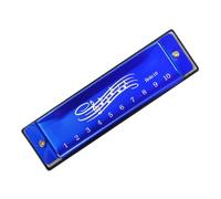 LRXIYODE Armónica Para Niños 10 Orificios 20 Tonos En Clave De Do, Juguete Musical Educativo Para Principiantes, Color Azul, Instrumento De Viento Para Aprendizaje Infantil