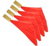 LRXIYODE Badajo Allegro Chino de Bambú para Niños, Set de 4 Piezas de Percusión Manual, Instrumento Tradicional Kuaiban para Teatro y Enseñanza Musical