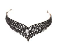 LRXIYODE Barroca de Cristal para Boda Tocado Nupcial Elegante y Accesorio para Cabello de Decoración Sofisticada para Invitadas y Princesas