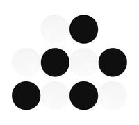 LRXIYODE Bases Acrílicas para Muñecas Miniatura Set 10 Piezas Base Circular Transparente 5 CM 3 MM Grosor y Negra 5 CM 2 MM Grosor Accesorio DIY para Figuras Pequeñas