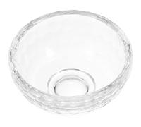 LRXIYODE Bol Pequeño de Cristal Transparente de 8 CM para Mezclar y Aceites Esenciales Cuenco Facial para Salón de Belleza Recipiente para Cuidado Piel y Tratamientos Spa