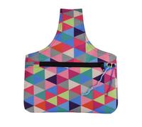 LRXIYODE Bolsa de Almacenamiento y Forma Tote de Hilo de Lana Estampado Bonito, de Nylon Adecuado para Ganchillos y Agujas de Tejer en Casa o Viaje