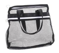 LRXIYODE Bolsa de Playa de Malla Portátil 1 Pcs Neceser de Viaje para Cosméticos Bolsa de Ducha de Nailon Resistente al Desgaste para Playa y