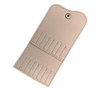 LRXIYODE Bolsa Organizadora Plegable Para Brocas De Uñas 16 Compartimentos, Tamaño Compacto, Fabricada Pvc Rosa, Porta Brocas Para Uñas Portátil, Adecuado Para Salones y Almacenamiento Ordenado