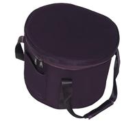 LRXIYODE Bolsa para Cuencos Cantores de Cristal Violeta de 12 Pulgadas con Forro Interno, Estuche Portátil para Soporte y Almacenamiento Seguro de Cuencos, Adecuado para Meditación