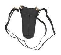 LRXIYODE Bolsa para Tijeras de Peluquería Cuero Genuino 1 Unidad Tamaño Triángulo Portátil Profesionales Peluqueros Uso en Salón Herramientas de Peinado