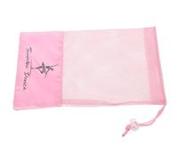LRXIYODE Bolsa para Zapatillas de Ballet Rosa de Malla Cordón, Ligera y Lavable, Bolsa de Almacenamiento para Zapatos de Baile para Mujer y Niña, Adecuado para Transporte y Viaje,