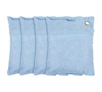 LRXIYODE Bolsas Purificadoras de Aire de Carbón Activado de Bambú 4 Piezas Azules Desodorantes Absorbentes de Olores y Humedad para Hogar Coche Armarios y Espacios Cerrados