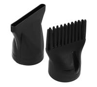 LRXIYODE Boquillas de Repuesto para Secador de Pelo 2 Piezas, Accesorio Concentrador Plano Peine, Material Resistente al Calor, para Secadores de 4,0-4,3 Cm, Adecuado para Peinado