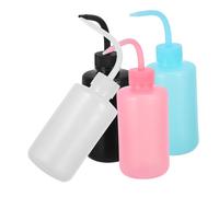 LRXIYODE Botellas Exprimibles Para Limpieza De Tatuajes 4 Piezas 250 Ml Con Boquilla Curva Resistentes Para Uso Profesional y Portátil Estudio y Cuidado Personal