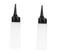 LRXIYODE Botellas Rellenables Para Tinte y Champú Cabello 2 Unidades Tamaño Pequeño Plástico Flexible Aplicación Precisa Salón Teñido Seca