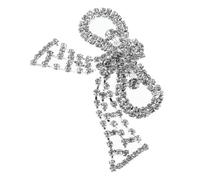 LRXIYODE Broche De Cristal Brillante Lazo y Borlas Pin Decorativo Para Ropa Zapatos y Bolsos Accesorios Elegantes Para Vestidos y Trajes De Mujer