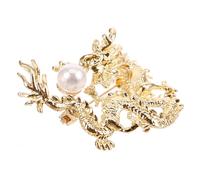 LRXIYODE Broche de Dragón Chino Estilo para Traje y Suéter Accesorio Unisex para Decoración de Solapas Joyería Creativa y de Año