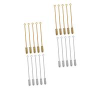 LRXIYODE Broches de Aleación 40 Pcs, Imperdibles Largos Dorados y Plateados, Accesorios para Ropa Mujer, Alfileres de Seguridad para Suéter y Manualidades, 50 Mm, Paquete 20 Sets
