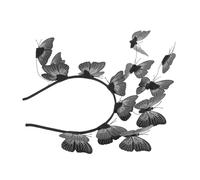 LRXIYODE Butterfly Wedding Headband For Women Elegant Bridal Hair Accessories With Charming Butterfly Motif Comfortable Fit For Weddings Parties Bridesmaids And Photoshoots