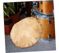 LRXIYODE Cabezal de Tambor Redondo de Piel de Vaca Natural Resistente y Práctico para Instrumentos de Percusión Adecuado para Tambor Grande y