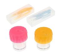 LRXIYODE Caja de Limpieza Manual para Lentes Rotativos, 2 Piezas, Portátil, Adecuado para Viajar Color Aleatorio