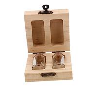 LRXIYODE Caja De Madera Para Almacenamiento De Cordón Umbilical y Pelo Fetal Espacio Para Dientes Adecuado Para Conservar Recuerdos Infantiles