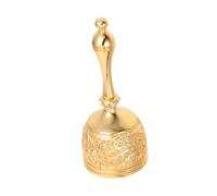 LRXIYODE Campana De Mano De Metal Vintage Con Asa, Estilo Dorada, Con Diseño De Dragón Chino Para