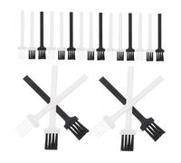 LRXIYODE Cepillo De Limpieza Multifuncional 60 Piezas Tamaño Mini Para Afeitadoras Eléctricas Hombres y Limpieza De Teclados y Dispositivos Electrónicos Negro, Blanco y Combinación De Ambos