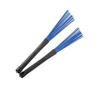 LRXIYODE Cepillo de nailon para baquetas empuñadura xilófono para asas telescopicas baquetas telescopicas retráctil Azul