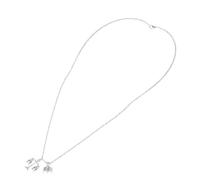 LRXIYODE Collar Balanza Justicia Cadena de Cuello Elegante Acero Inoxidable Accesorio Femenino Obsequio Estudiantes Derecho Uso Diario 45 Cm