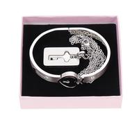 LRXIYODE Collar Candado para Parejas Pulsera de Pareja Cadena de Muñeca Decorativa para Uso Diario