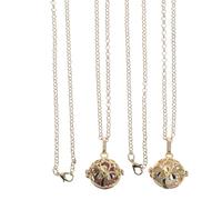 LRXIYODE Collar para Mujer con Colgante de Piedra Lava y Aceite Esencial Cadena Suéter Creativa con Árbol Felicidad Dorado Joyería Única para Fiesta y Uso Diario Color Color Aleatorio