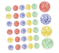 LRXIYODE Conjunto de Vidrio Coloridas por para Decoración de Peceras de Mesa y Jarrones Retro para Fiestas Damas Chinas