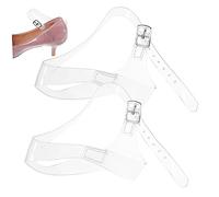 LRXIYODE Correas Transparents Antideslizantes Para Tacones Altos Mujer Strap Tpu Triángulo Para Sujeción Segura y Evitar Deslizamientos Accesorio Práctico Para Zapatos Holgados