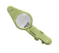 LRXIYODE Cortaúñas Para Bebés Luz Led y Lupa, Tamaño Compacto, Acero Metálico Resistente, Color Verde, Cuidado Seguro Para Uñas Delicadas, Adecuado Para Recién Nacidos y Niños Pequeños