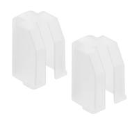 LRXIYODE Cubierta Protectora para Aguja de Tocadiscos, Funda de Plástico Semitransparente, 2 Piezas, Compatible Cartuchos de Vinilo, Protección contra Daños para Aguja de Disco Vinyl