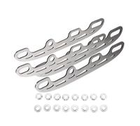LRXIYODE Cuchillas Aleación de Acero Inoxidable Hielo Patinaje sobre Repuesto de Aluminio Resistentes para Zapatos