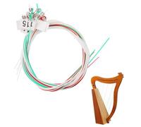 LRXIYODE Cuerdas de Lyre de Nylon con Marcadores Numéricos Repuesto Práctico para Accesorios de Instrumentos Musicales Fácil de Instalar Duradero Sonido para Liras de Cuerdas