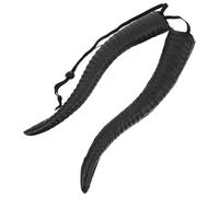 LRXIYODE Diadema Cómoda para Uso Prolongado de Cuerno de Oveja Ajustable para Halloween de Negra Adecuado para Fiestas y Disfraces