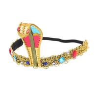 LRXIYODE Diadema Egipcia Serpiente con Piedras para Mujer Accesorio de Disfraz Egipcio Tocado para Cosplay y Halloween Material Resistente y Duradero
