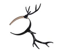 LRXIYODE Diadema Navideña Astas De Ciervo Accesorios Cabello Hechos De De Ciervo Para Fotos De Hombres y Mujeres Temporada Festiva Diseño Atractivo Que Combina Atuendos De Fiesta