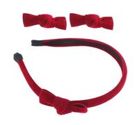 LRXIYODE Diadema y Resistente al Desgaste Diseño Elegante Anudada de Terciopelo con Lazo para Niñas y Mujeres Adecuado para Salidas Diarias y Fiestas