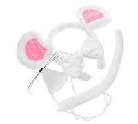 LRXIYODE Disfraz Completo De Ratón Para Adultos y Incluye Diadema Ajustable Con Orejas De Ratita y De Peluche Kit Robusto y Cómodo Para Fiestas Halloween y Cosplay