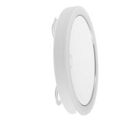 LRXIYODE Espejo de Maquillaje LED Portátil con Aumento y Triple Ventosa Espejo Cosmético Recargable con Luz para Baño y Viaje Compacto y Estable para Aplicación Precisa