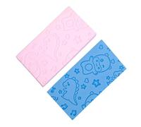 LRXIYODE Esponja Exfoliante de Ducha para Ñiño 2 Piezas Esponja Corporal para Baño Infantil Tamaño Compacto Colores Rosa y Azul Adecuado para Cuidado Diario y Viaje