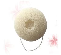 LRXIYODE Esponja Facial Natural de Bambú Biodegradable para Exfoliación Suave y Limpieza Profunda Esponja de Cuidado Facial para Grasa y Color Beige