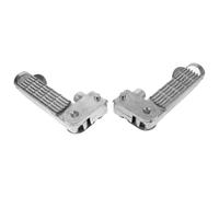 LRXIYODE Estriberas para Motocicleta de Carretera y Vehículo Eléctrico, Reposapiés Plegables de Aleación de Aluminio, 1 Par, Pedales Alargados para Pasajero