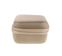 LRXIYODE Estuche Frigorífico para Insulina Portátil Color Dorado Claro, Organizador Compacto con 9 Compartimentos y Esponjas de Protección, Almacenamiento Seguro para Péptidos