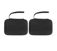 LRXIYODE Estuche Rígido Protector para Portátil 2 Unidades Funda Negra Rectangular 15X10X45 CM Resistente al Agua con Cremallera Adecuado para Viaje y Almacenamiento de