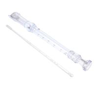 LRXIYODE Flauta Dulce Profesional de Plástico Abs con 8 Agujeros y Tono Metálico Pesado, Incluye Varilla de Limpieza y Manual para Rendimiento en Escenario