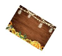 LRXIYODE Fondo de Fotografía de Tela Estampado de Flores y Calabazas para Otoño y Halloween Tamaño 15 X 09 M Decoración para Estudio Fotográfico Fondo de Calabaza para Fotografía