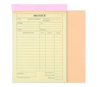 LRXIYODE Formularios de pedido, libro de pedidos de impresión, libro de facturas para llevar registros, papel, 2 piezas, para tiendas de artesanía y pequeñas