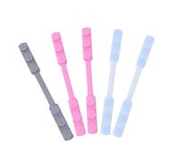 LRXIYODE Ganchos Ajustables para 5 Piezas, Hebillas de Extensión de Silicona Reutilizables, Antideslizantes, Cómodos para Uso Diario, Compatibles Diferentes Tamaños de Color Aleatorio